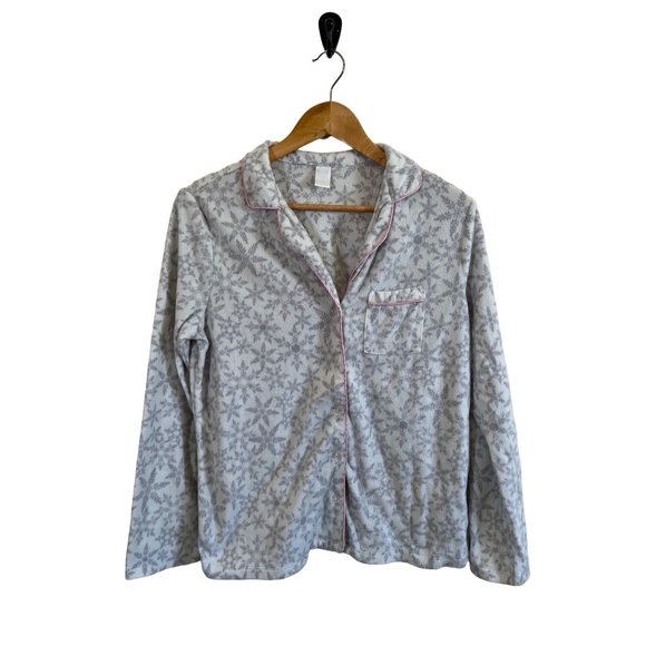 Adonna Sleepwear Snow Flake Pajamas Size Medium - Picture 4 of 16